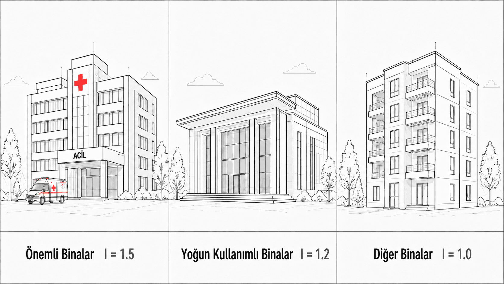 Bina Önem Katsayısı (I) ve Bina Kullanım Sınıfı (BKS) nedir?