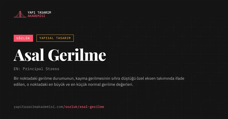 Asal Gerilme
