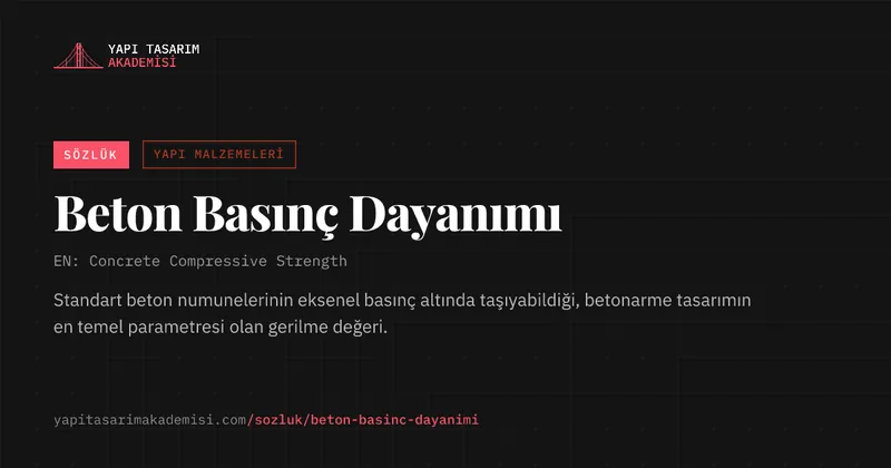 Beton Basınç Dayanımı