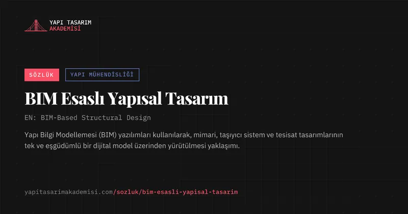 BIM Esaslı Yapısal Tasarım