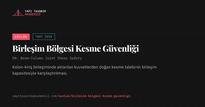Birleşim Bölgesi Kesme Güvenliği