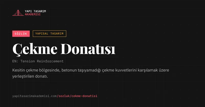 Çekme Donatısı