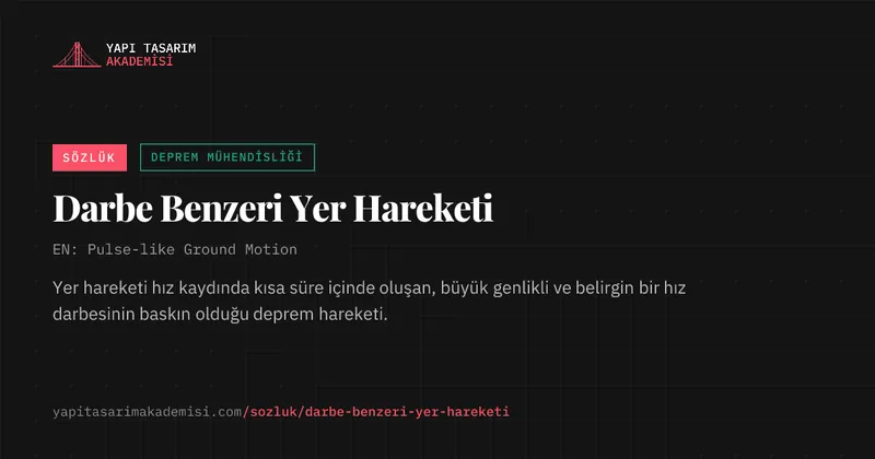 Darbe Benzeri Yer Hareketi