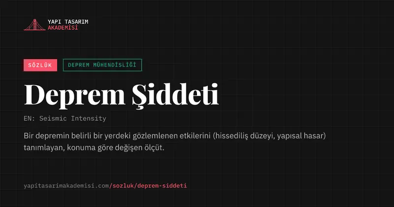 Deprem Şiddeti