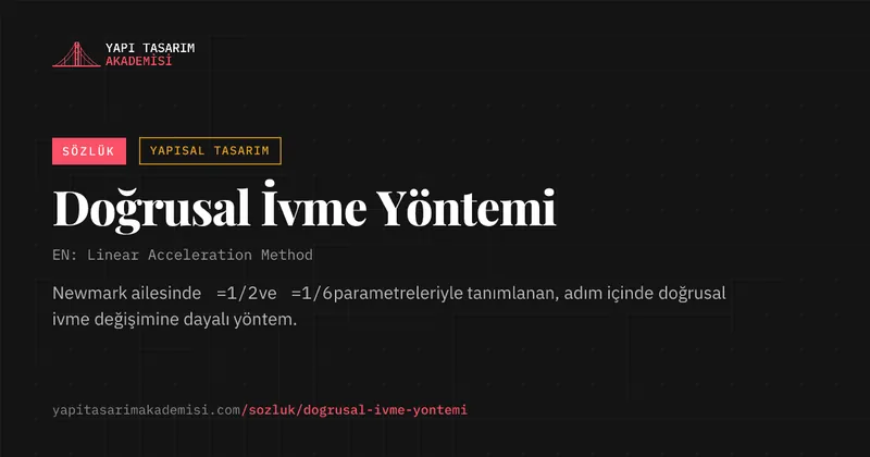 Doğrusal İvme Yöntemi