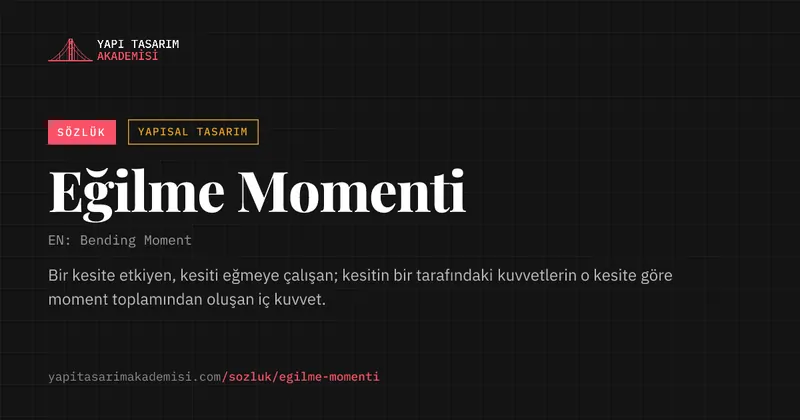 Eğilme Momenti