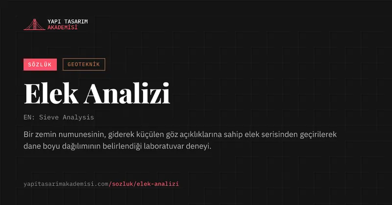 Elek Analizi