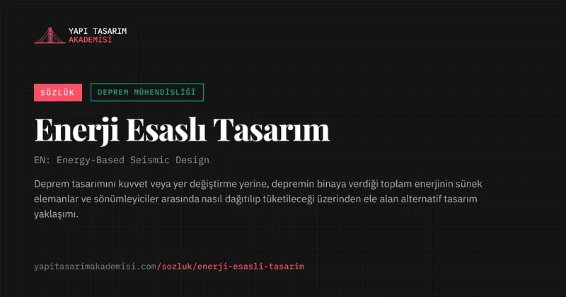 Enerji Esaslı Tasarım