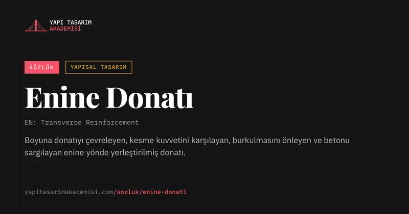 Enine Donatı