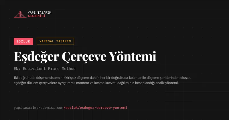 Eşdeğer Çerçeve Yöntemi