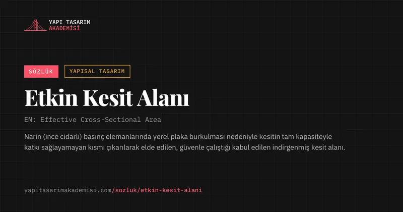 Etkin Kesit Alanı