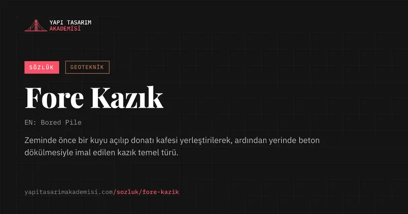 Fore Kazık