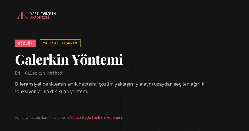 Galerkin Yöntemi