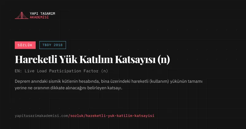 Hareketli Yük Katılım Katsayısı (n)
