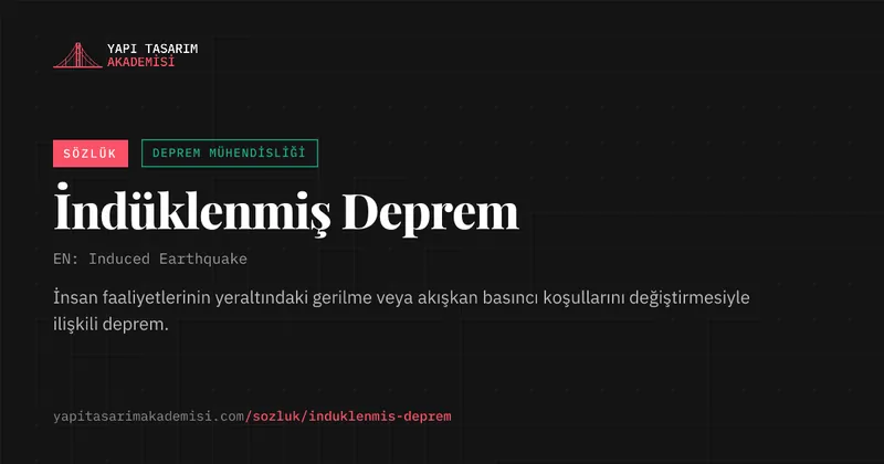 İndüklenmiş Deprem
