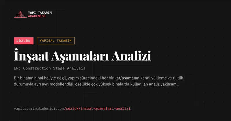 İnşaat Aşamaları Analizi