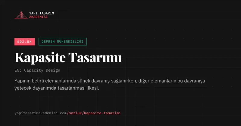 Kapasite Tasarımı
