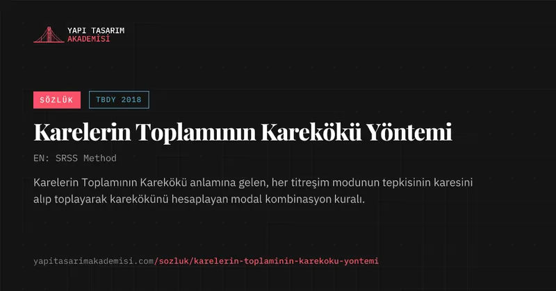 Karelerin Toplamının Karekökü Yöntemi