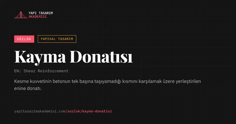 Kayma Donatısı