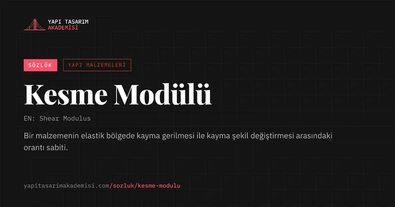 Kesme Modülü