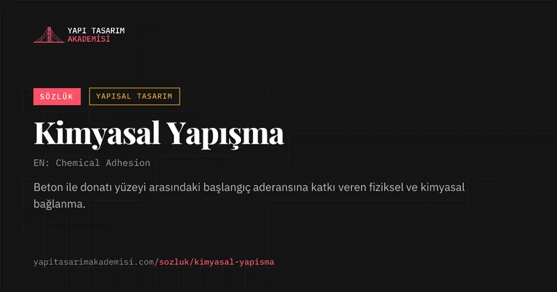 Kimyasal Yapışma