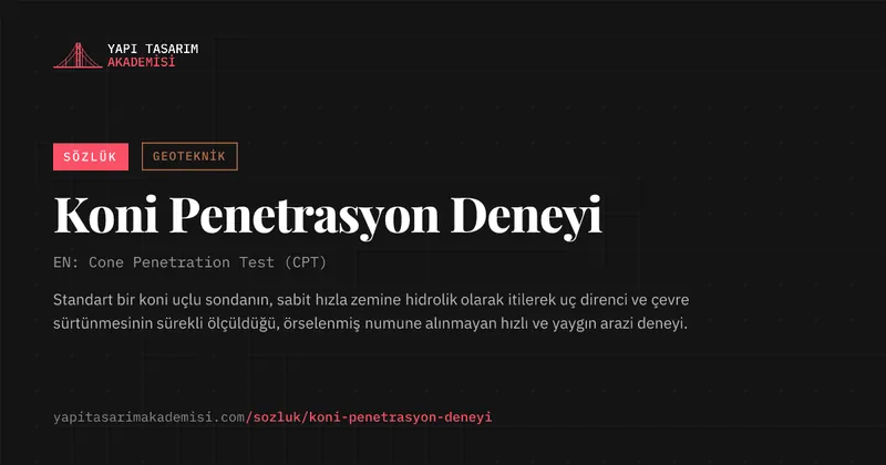 Koni Penetrasyon Deneyi