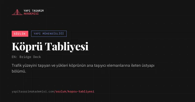 Köprü Tabliyesi