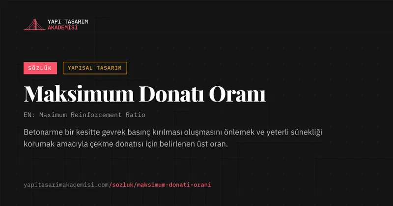 Maksimum Donatı Oranı