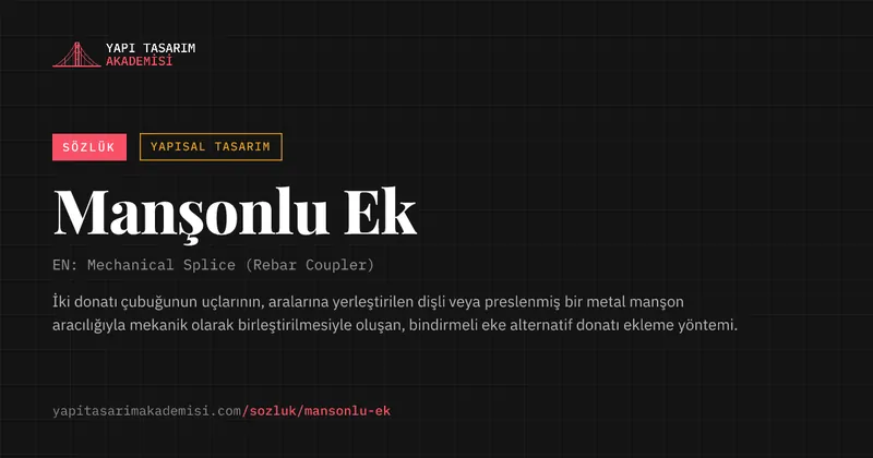 Manşonlu Ek
