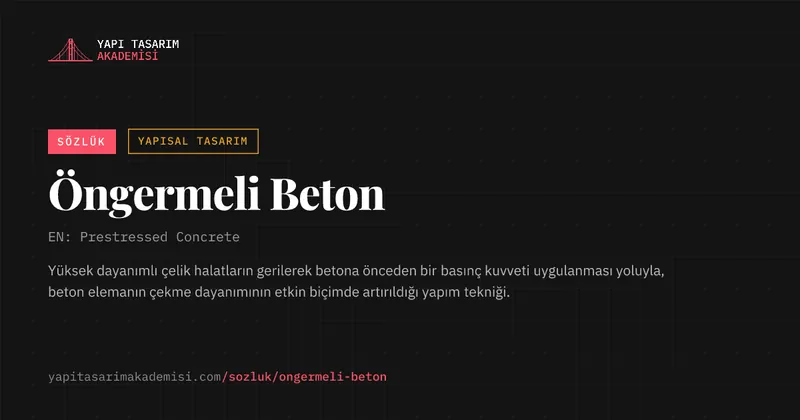 Öngermeli Beton