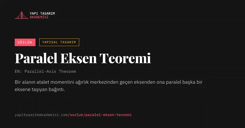 Paralel Eksen Teoremi
