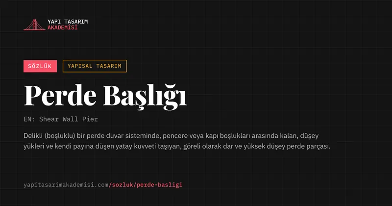 Perde Başlığı