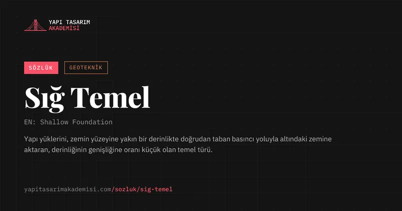 Sığ Temel