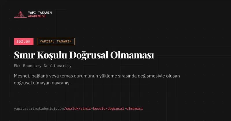 Sınır Koşulu Doğrusal Olmaması