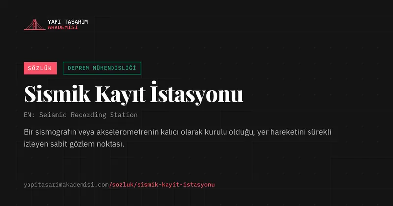 Sismik Kayıt İstasyonu