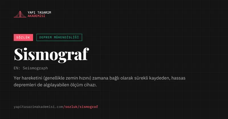 Sismograf