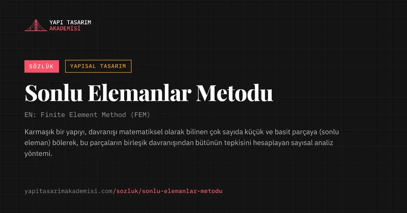 Sonlu Elemanlar Metodu