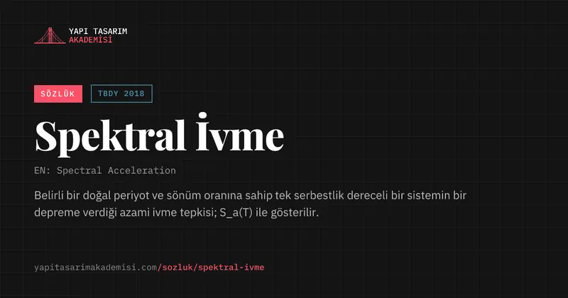 Spektral İvme