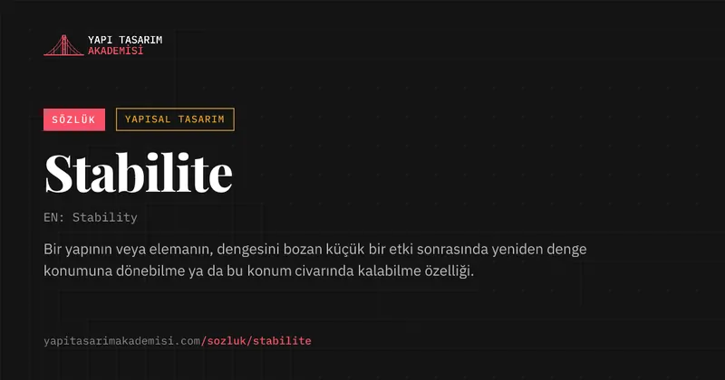 Stabilite