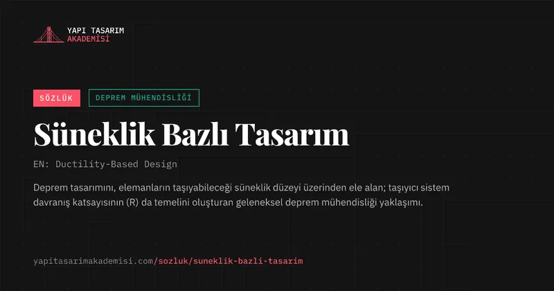 Süneklik Bazlı Tasarım