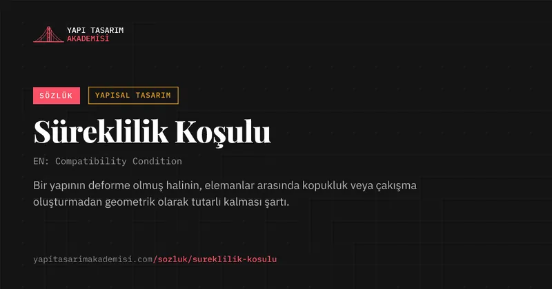 Süreklilik Koşulu