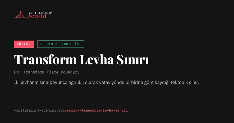 Transform Levha Sınırı