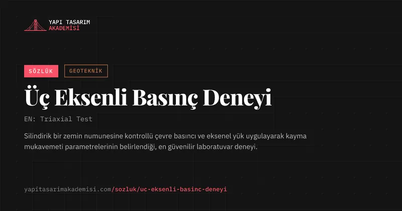 Üç Eksenli Basınç Deneyi