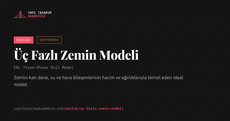 Üç Fazlı Zemin Modeli