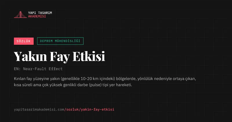Yakın Fay Etkisi