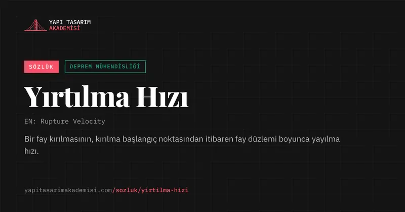 Yırtılma Hızı