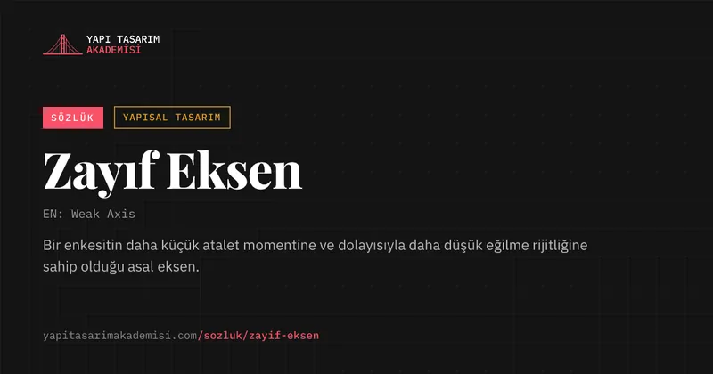 Zayıf Eksen