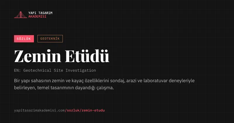 Zemin Etüdü