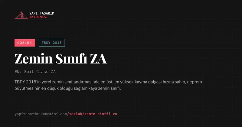 Zemin Sınıfı ZA