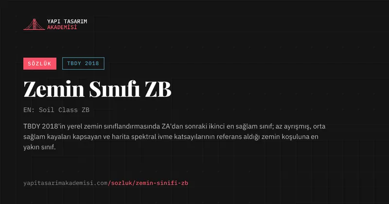 Zemin Sınıfı ZB